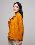 Nevada Long Sleeve Shirt Top Oversize With Pocket