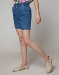 Nevada Denim Short Pants Paper Bag Medium Denim