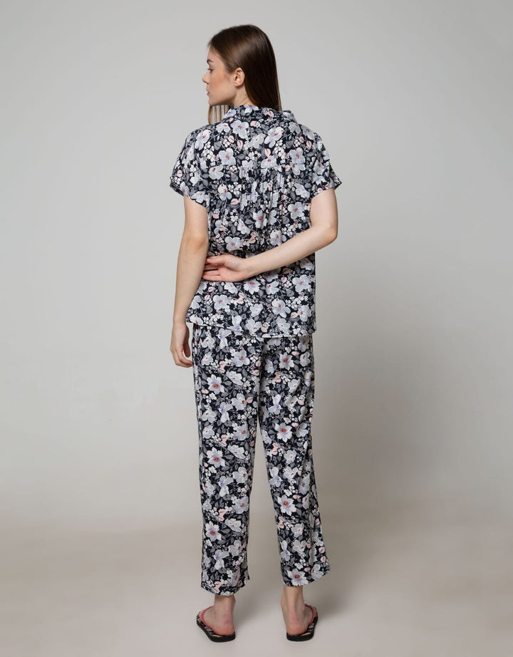 St. Yves Short Sleeve Pyjama Pants New Flower