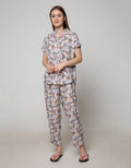 St. Yves Short Sleeve Pyjama Pants New Flower