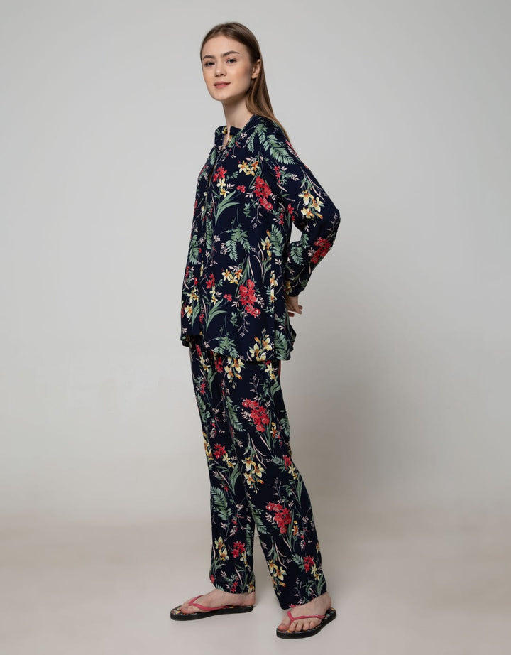 St. Yves Long Sleeve Pyjama Pants Bright Eichium