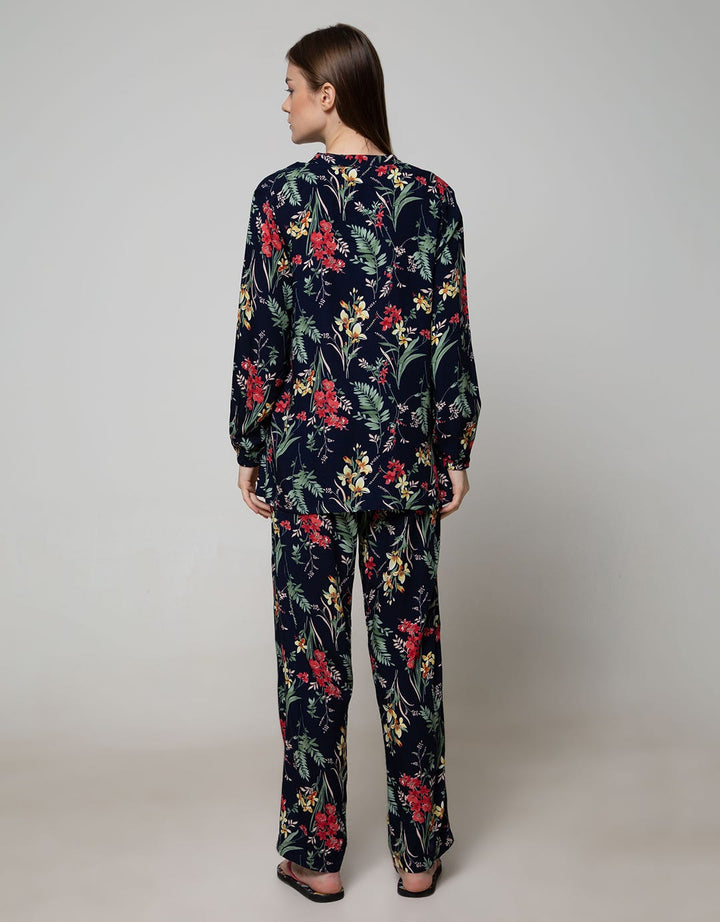 St. Yves Long Sleeve Pyjama Pants Bright Eichium
