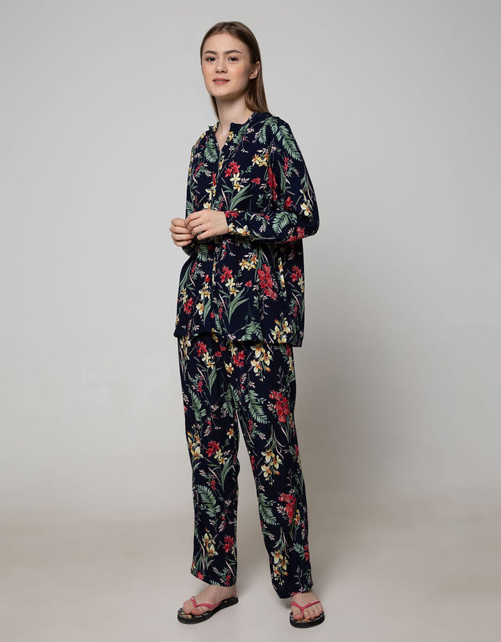 St. Yves Long Sleeve Pyjama Pants Bright Eichium