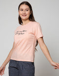 Nevada Short Sleeve T-Shirt Wording Print Chest Basic