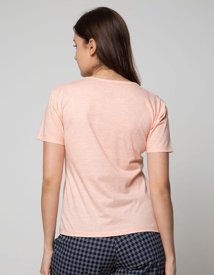 Nevada Short Sleeve T-Shirt Wording Print Chest Basic