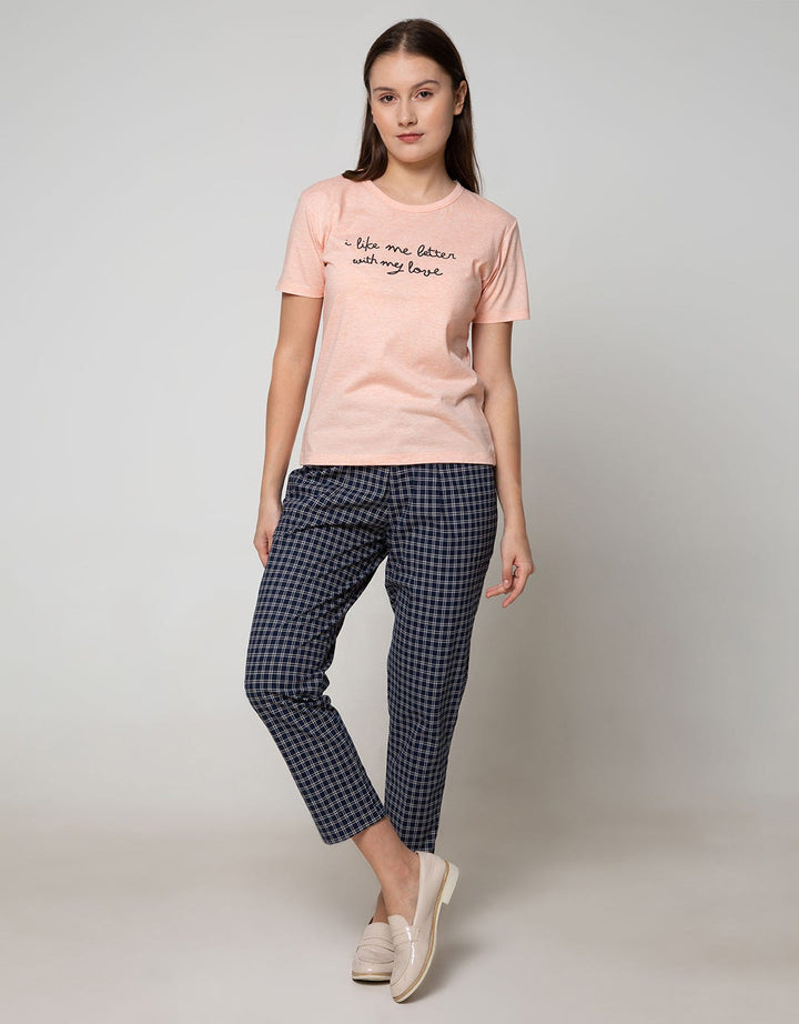 Nevada Short Sleeve T-Shirt Wording Print Chest Basic