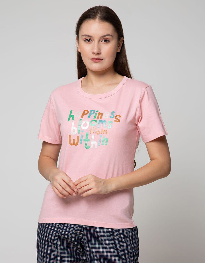 Nevada Short Sleeve T-Shirt Wording Print Cute Wording
