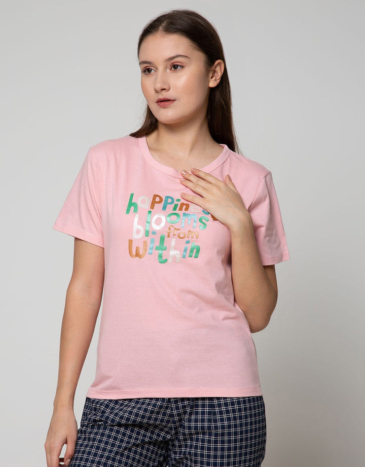 Nevada Short Sleeve T-Shirt Wording Print Cute Wording