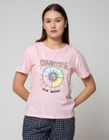 Nevada Short Sleeve T-Shirt Celestial Print Chest Round