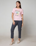 Nevada Short Sleeve T-Shirt Celestial Print Chest Round