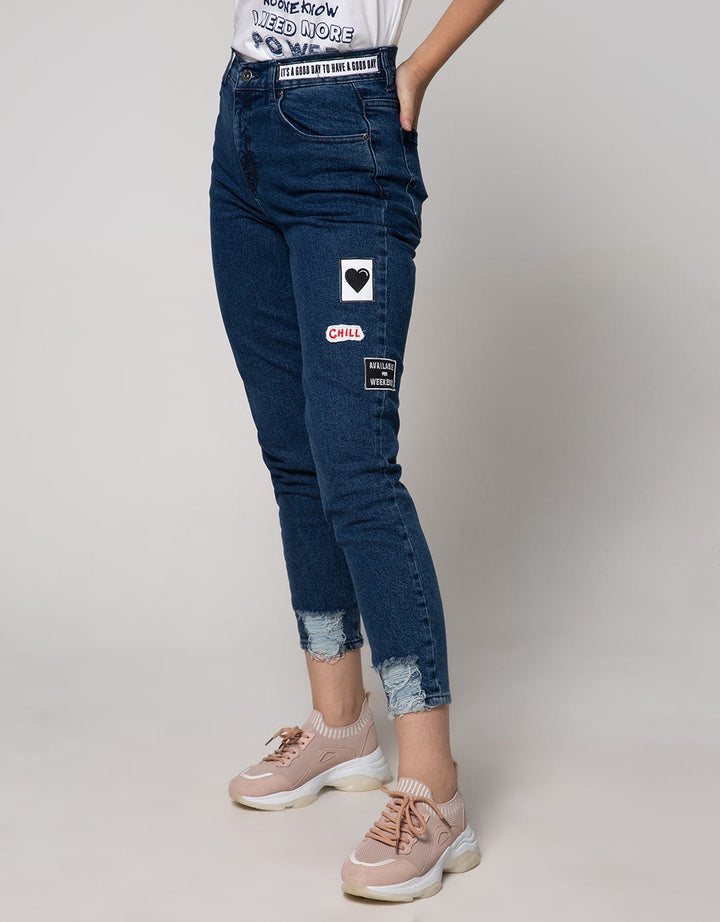 DENIM LONG PANTS