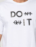 T Zone Short Sleeve T-Shirt Print Graphic Theme Monochrome Do It
