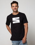 T Zone Short Sleeve T-Shirt Print Graphic Theme Monochrome No Bad Days