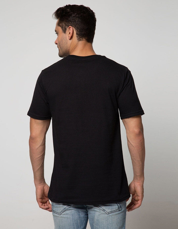 T Zone Short Sleeve T-Shirt Print Graphic Theme Monochrome No Bad Days