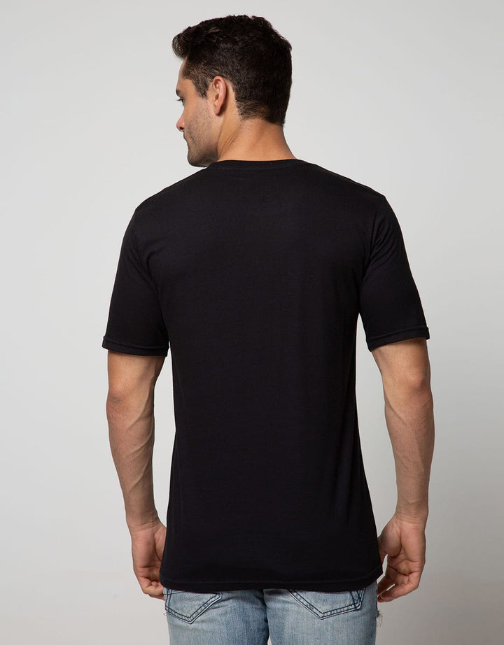 T Zone Short Sleeve T-Shirt Print Graphic Theme Monochrome Think