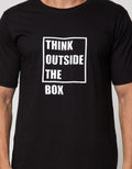 T Zone Short Sleeve T-Shirt Print Graphic Theme Monochrome Think
