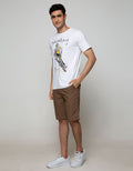 T Zone Short Sleeve T-Shirt Print Graphic Bicycle Ridding