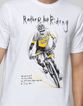 T Zone Short Sleeve T-Shirt Print Graphic Bicycle Ridding