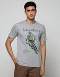 T Zone Short Sleeve T-Shirt Print Graphic Bicycle Ridding