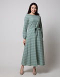 Expand Sofia Longdress With Waist Strap Detail