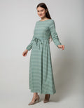 Expand Sofia Longdress With Waist Strap Detail