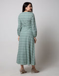 Expand Sofia Longdress With Waist Strap Detail
