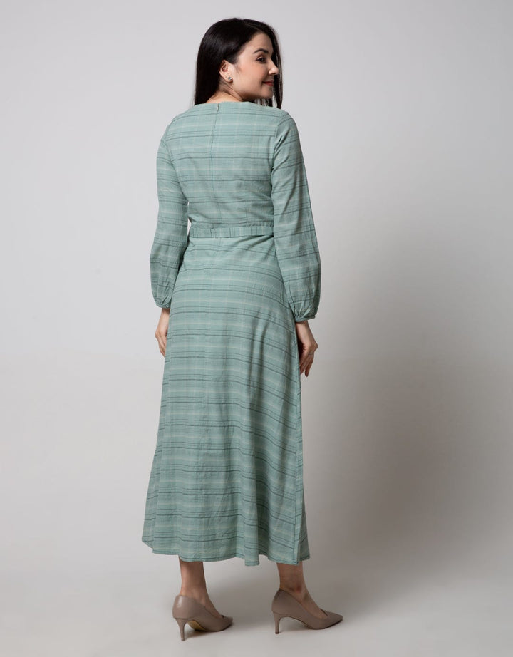 Expand Sofia Longdress With Waist Strap Detail