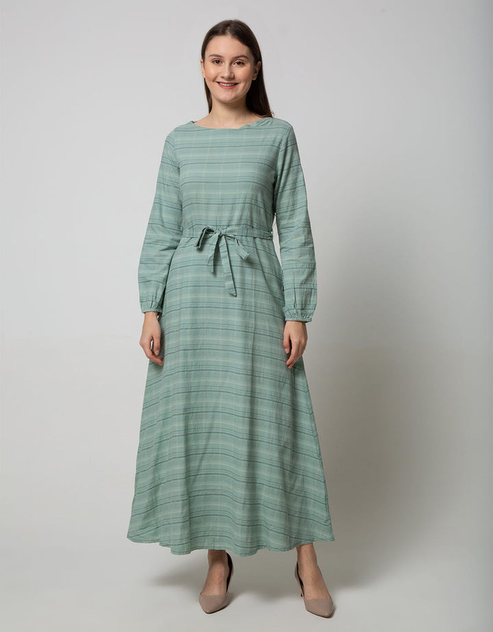 Expand Sofia Longdress With Waist Strap Detail
