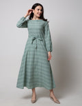 Expand Sofia Longdress With Waist Strap Detail