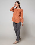 Expand Mahira Plain With Embroidery Detail
