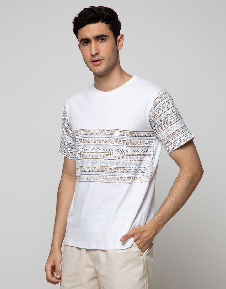 T Zone Short Sleeve T-Shirt Print Graphic Tribal Theme