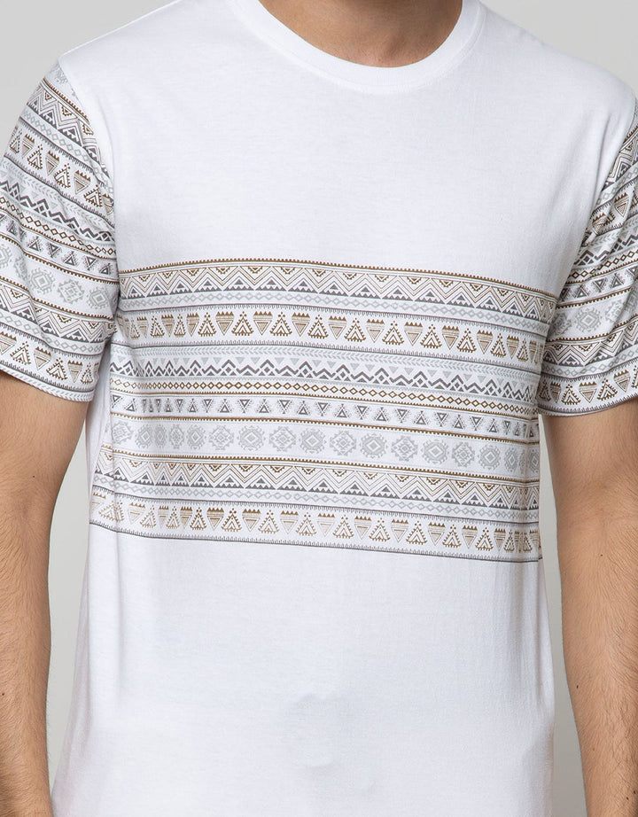 T Zone Short Sleeve T-Shirt Print Graphic Tribal Theme