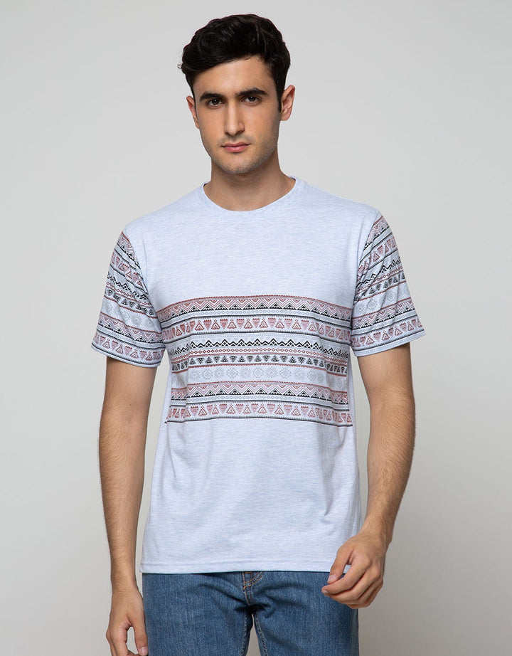 T Zone Short Sleeve T-Shirt Print Graphic Tribal Theme