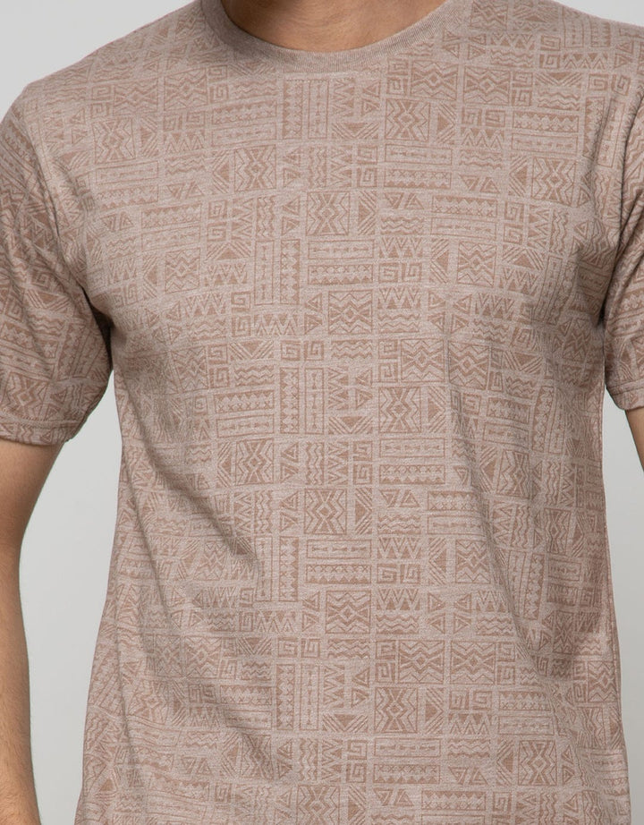 T Zone Short Sleeve T-Shirt Print Graphic Theme Tribal