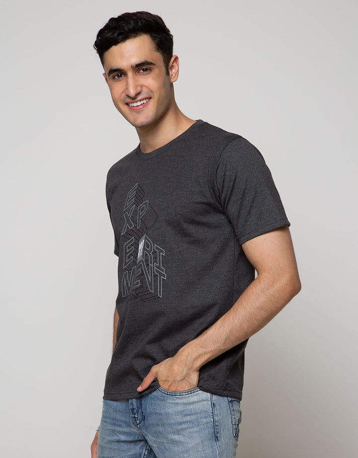 T Zone Short Sleeve T-Shirt Print