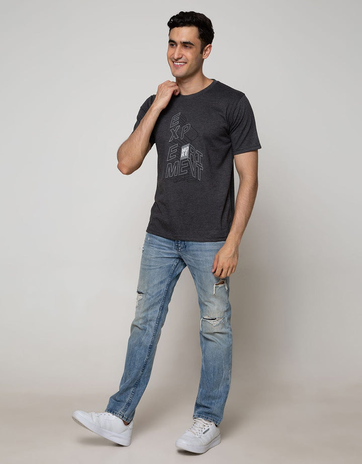 T Zone Short Sleeve T-Shirt Print