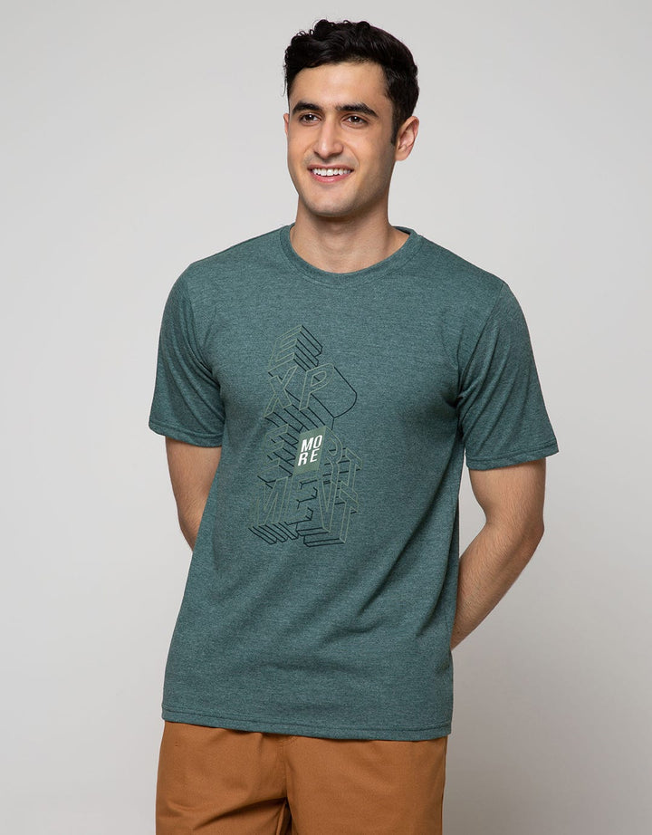 T Zone Short Sleeve T-Shirt Print
