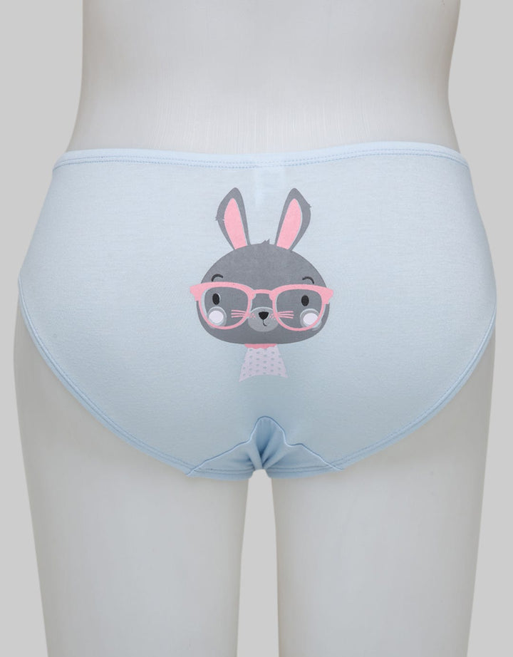 Nevada Mini Briefs Panty Print Buni Glasses Soft Blue