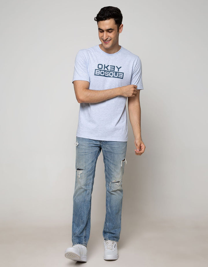 T Zone Short Sleeve T-Shirt Print Okey Bosque