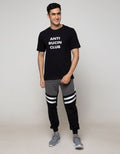 T Zone Short Sleeve T-Shirt Print Anti Bucin