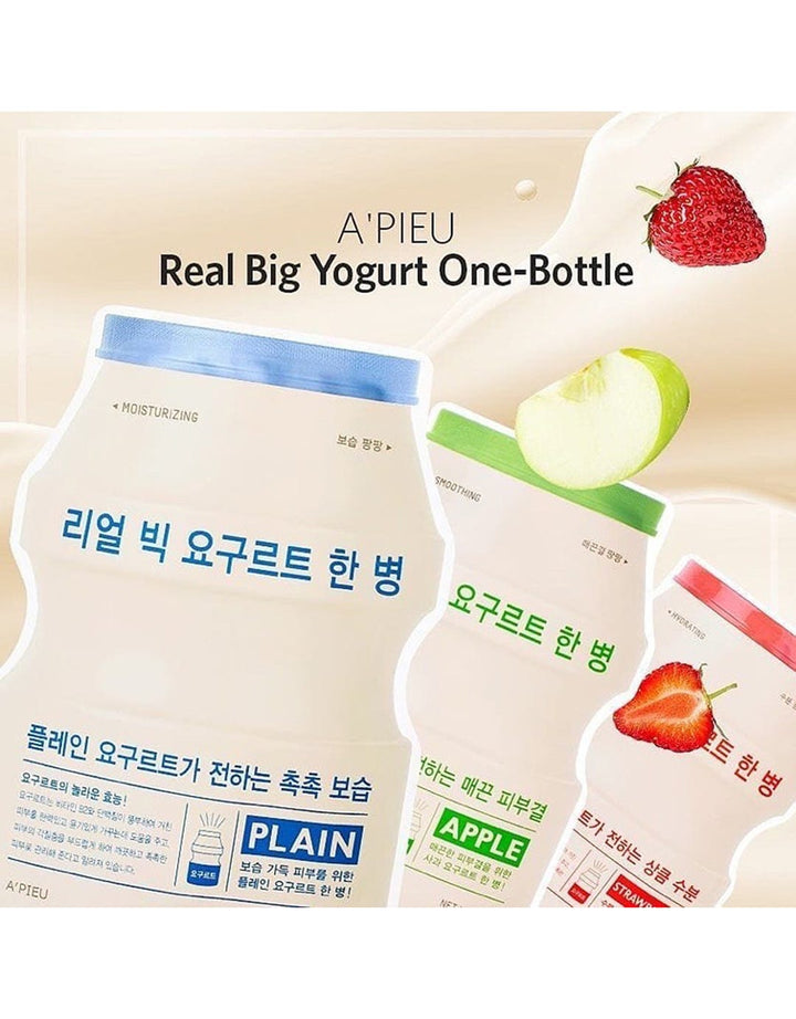 A'Pieu Face Mask Real Big Yogurt One-Bottle (Plain) Apirbypl