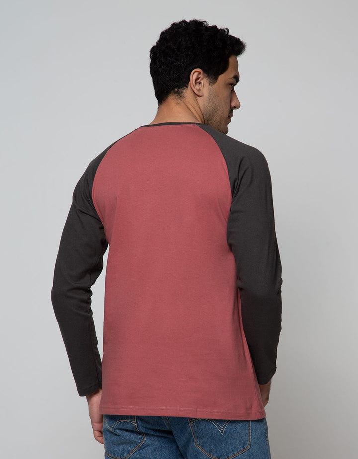 T Zone Long Sleeve Raglan T-Shirt Print NTS
