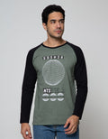 T Zone Long Sleeve Raglan T-Shirt Print NTS