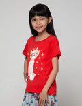 Little M Short Sleeve T-Shirt Cat 1