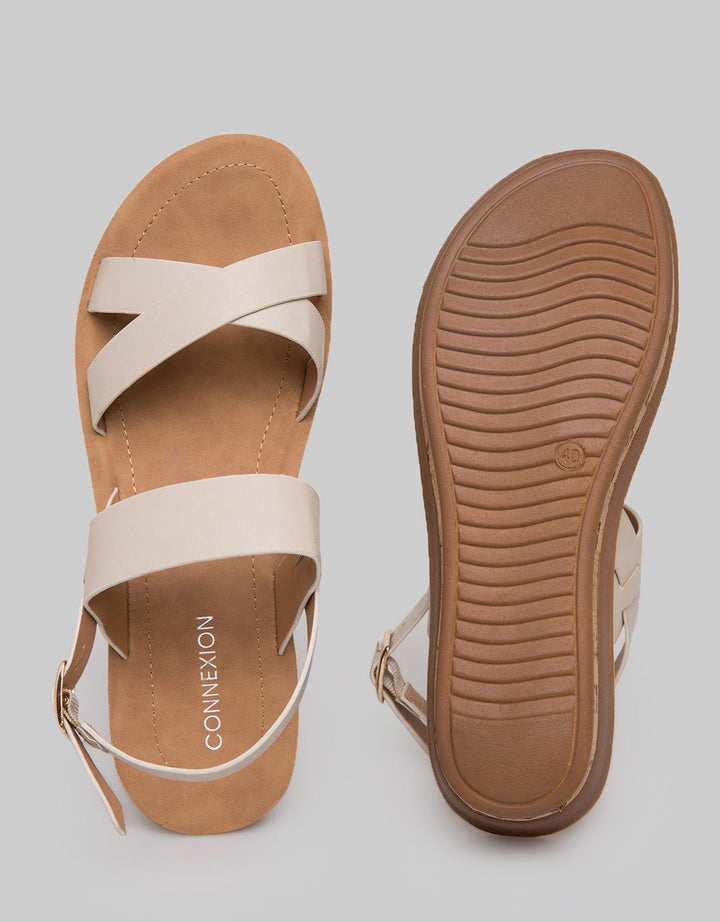 Connexion Ankle Strap Sandals Buckle
