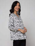 St. Yves Blouse 7per8 Rayon Print
