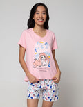 Disney Cute Ariel Short Sleeve Pyjama Shorts Pants