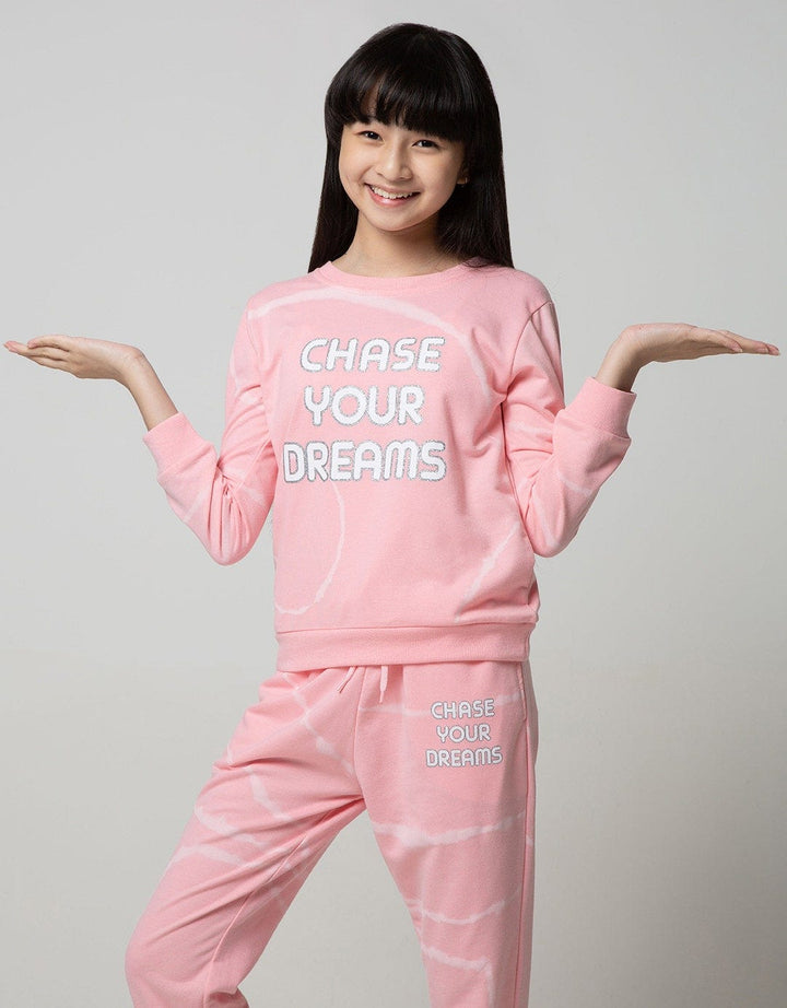 Nevada Sweatshirt Tie Dye Print Chase Your Dream