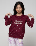 Nevada Sweatshirt Fullprint Love Embroidered Always Together