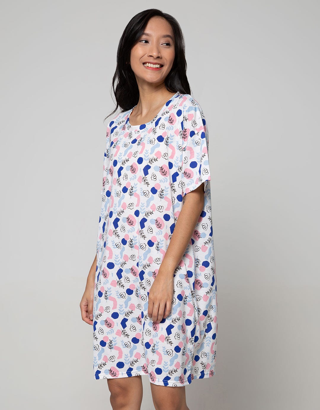 Disney Cute Ariel Short Sleeve Midi Dress